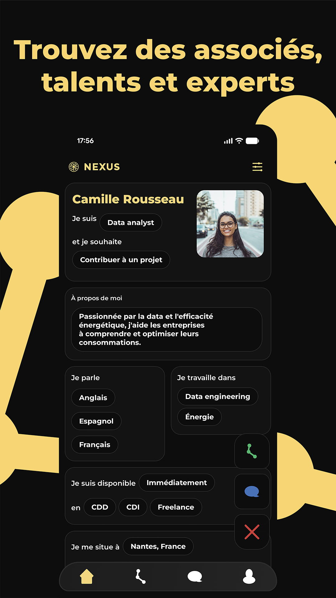 Écran 1 - Accueil Nexus
